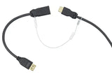 Extron DPM-HDF/0.5 4K PLUS DisplayPort Male to HDMI Female Active Adapter Cable - 6" Audio & Video Cables Extron