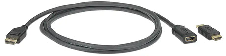 Extron DPM-HDF/6 4K PLUS DisplayPort Male to HDMI Female Active Adapter Cable - 6' Audio & Video Cables Extron