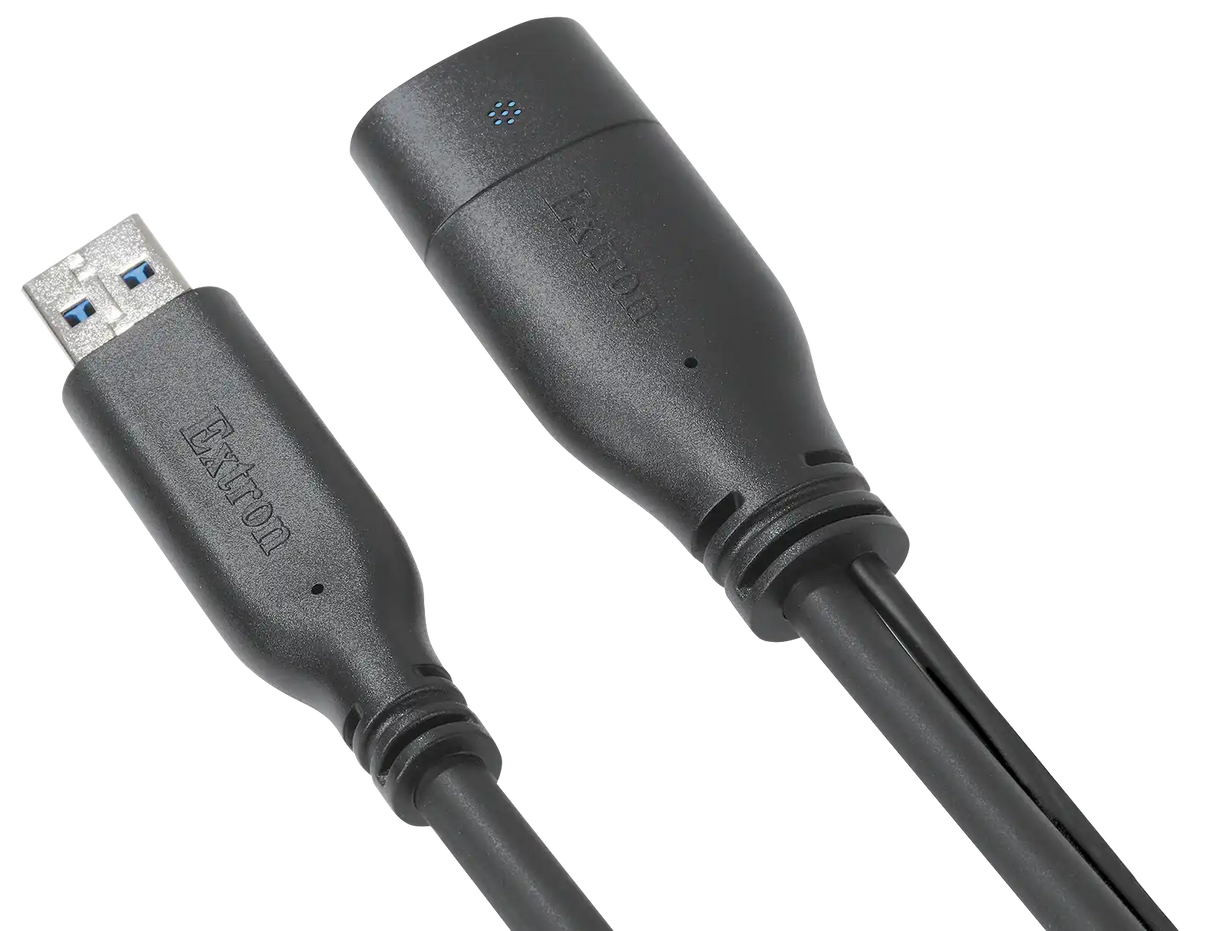 Extron USBA Pro Plenum USB-A 5 Gbps Optical Extension Cable 50' (15.2 m) Plenum Audio & Video Cables Extron