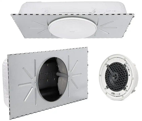 Extron CS 1226T Plus 12" Coaxial Ceiling Speaker with 70/100 V Transformer Two-Way SpeedMount System, Pair Speakers Extron