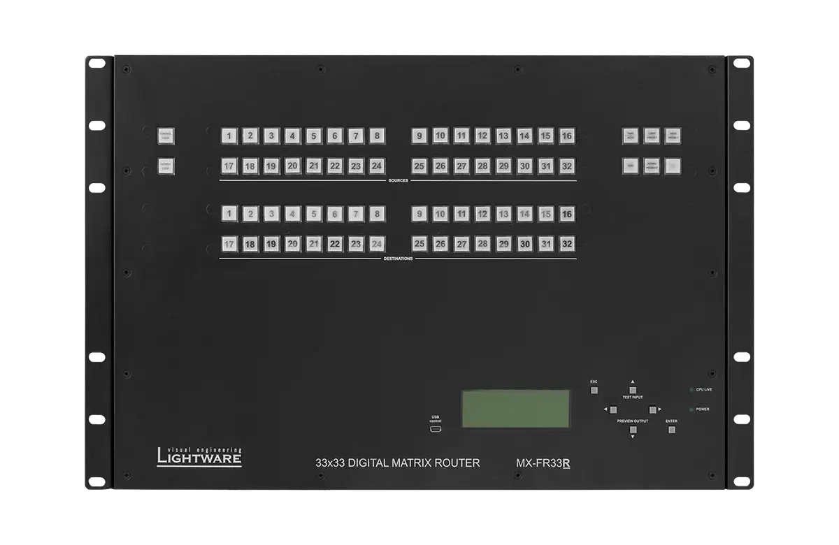 LightWare MX-BLANK-IO Spare blank panel for MX-FR matrices.
