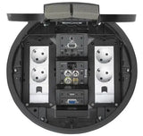Extron MAAP 108 AKM Audio and Keyboard/Mouse Plate Fits OBO Betterman Floor Box – GB3 mount boxes Extron