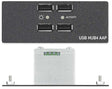 Extron USB Hub 4 AAP - 4-Port USB 2.0 Hub Architectural Adapter Plate mount boxes Extron
