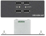 Extron USB Hub 4 AAP - 4-Port USB 2.0 Hub Architectural Adapter Plate mount boxes Extron