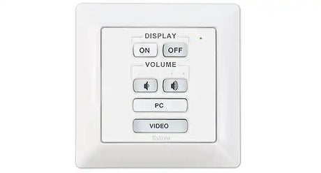 Extron EBP 106 EU eBUS Button Panel Flex55 and EU, Black and White, 6 Button mount boxes Extron