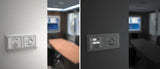 Extron EBP 106 EU eBUS Button Panel Flex55 and EU, Black and White, 6 Button mount boxes Extron