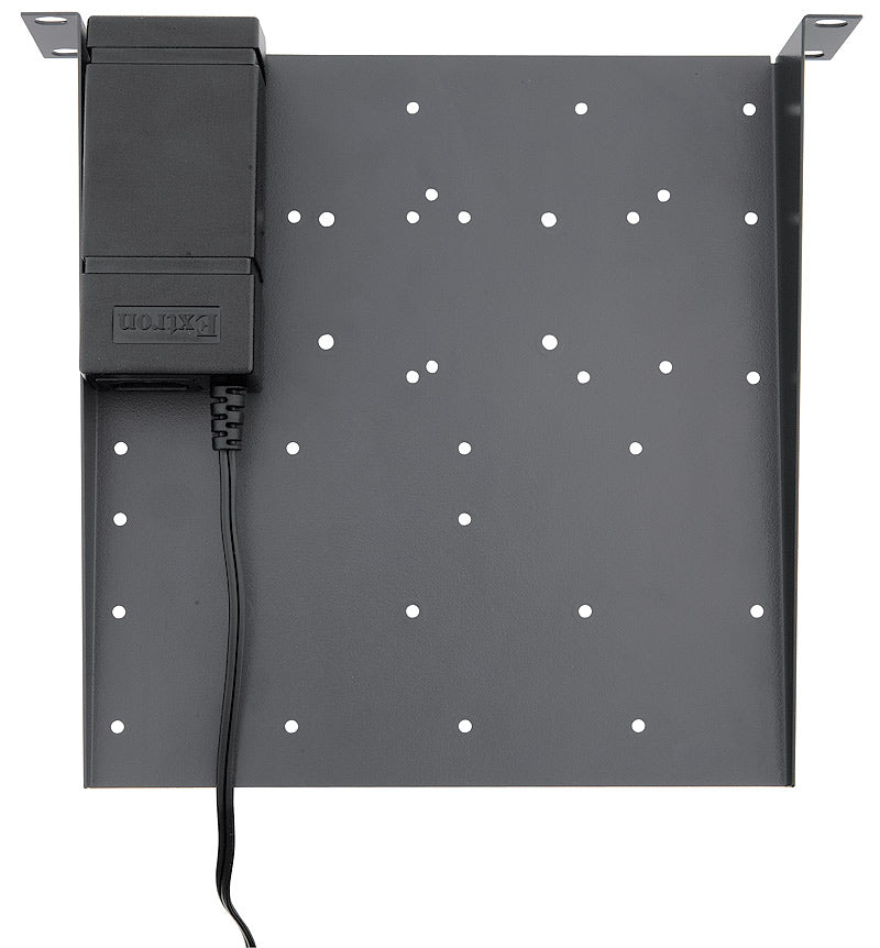 Extron 1U Basic Half Rack Shelf, gray System HRB 109 Racks Extron