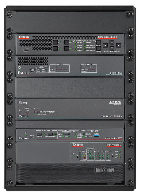 Extron 1U Basic Half Rack Shelf, gray System HRB 109 Racks Extron