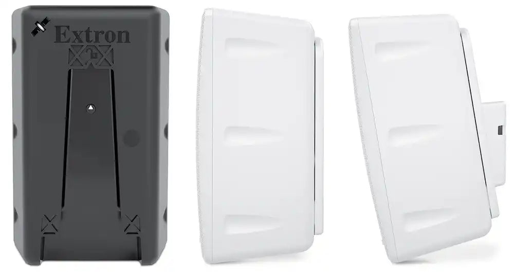 Extron SM 26T 6.5" Two-Way Surface Mount Speakers with 70/100 V Transformer White (Pair) Speakers Extron