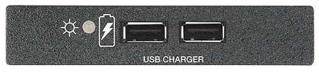 Extron USB PowerPlate 200 Series Double-space, Black mount boxes Extron