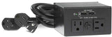 Extron AC+USB 200 Series Power Module UK (1) AC & (2) USB Outlets power supply Extron