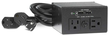 Extron AC+USB 200 Series Power Module UK (1) AC & (2) USB Outlets power supply Extron
