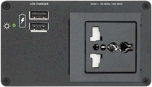 Extron AC+USB 200 Series Power Module UK (1) AC & (2) USB Outlets power supply Extron