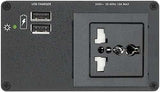 Extron AC+USB 200 Series Power Module UK (1) AC & (2) USB Outlets power supply Extron
