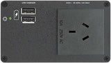 Extron AC+USB 200 Series Power Module UK (1) AC & (2) USB Outlets power supply Extron