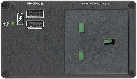 Extron AC+USB 200 Series Power Module UK (1) AC & (2) USB Outlets power supply Extron