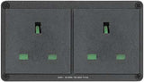 Extron Cable Cubby Power Module (2) Brazil Outlets Power Extron