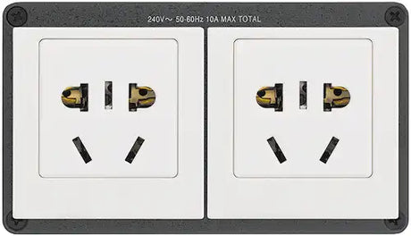 Extron Cable Cubby Power Module (2) Brazil Outlets Power Extron
