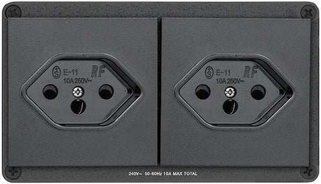 Extron Cable Cubby Power Module (2) Brazil Outlets Power Extron