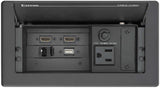 Extron Cable Cubby 202 Series Cable Access Enclosure Holds Two AAP Moduless mount boxes Extron