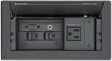 Extron Cable Cubby 202 Series Cable Access Enclosure Holds Two AAP Moduless mount boxes Extron