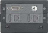 Extron Cable Cubby 202 Series Cable Access Enclosure Holds Two AAP Moduless mount boxes Extron