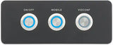 Extron CCR 30 Cable Cubby Retractor 30 Enclosure Three LED switches, black Audio & Video Cables Extron