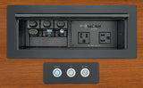 Extron CCR 30 Cable Cubby Retractor 30 Enclosure Three LED switches, black Audio & Video Cables Extron