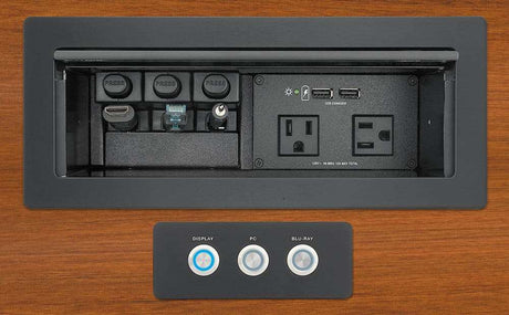 Extron CCR 30 Cable Cubby Retractor 30 Enclosure Three LED switches, black Audio & Video Cables Extron