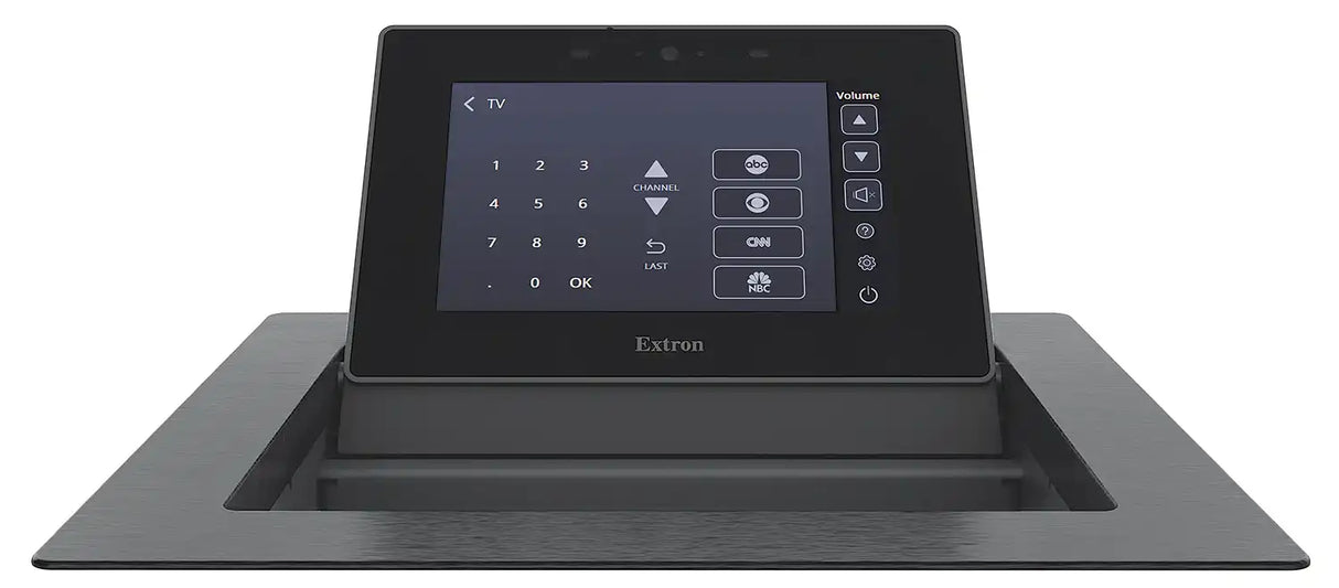 Extron TLP Pro 525C 5" Portrait Tabletop Touchpanel Black - w/o AC Module Audio & Video Cables Extron