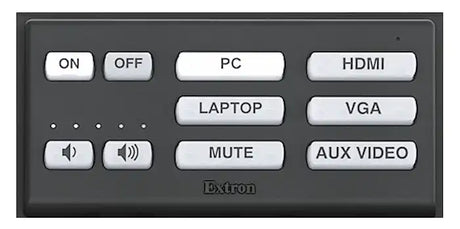 Extron EBP 1200C eBUS Button Panel eBUS Cable Cubby - Black, AC Module Not Included mount boxes Extron