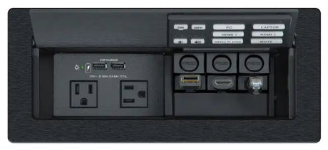Extron EBP 1200C eBUS Button Panel eBUS Cable Cubby - Black, AC Module Not Included mount boxes Extron