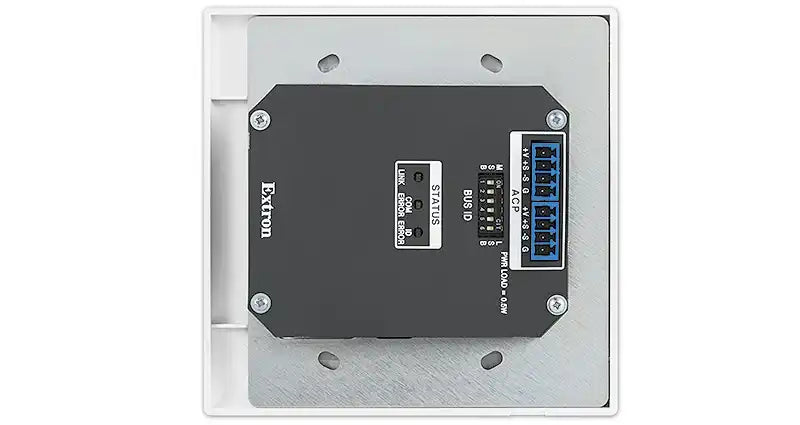 Extron ACP 100 AirControl Processor 2-Gang US, Black & White, 6 Button w/Rotary Volume Video Conferencing Extron