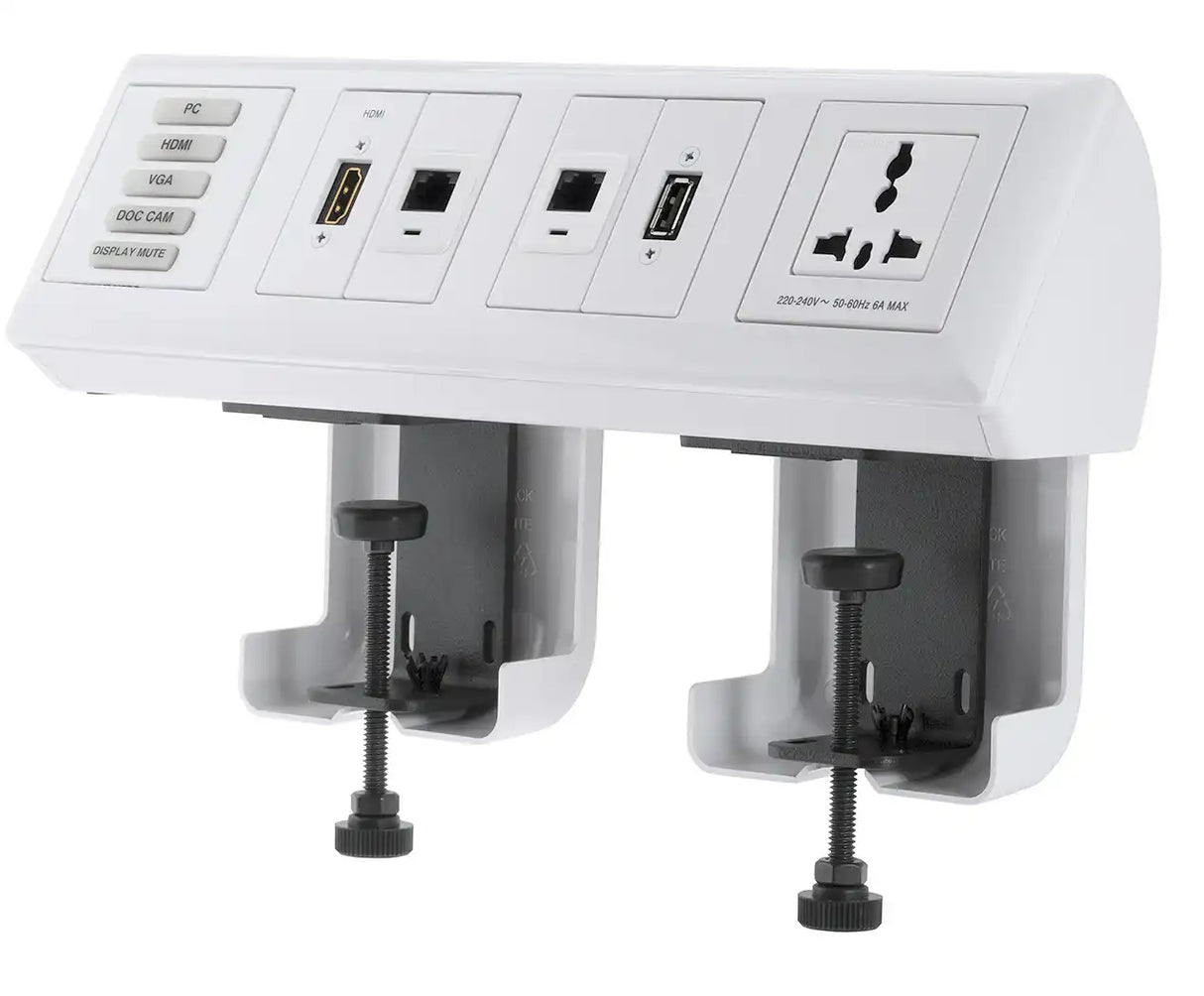 Extron Flex55 100 Series Pendant Mount Two USB Outlets, White Audio & Video Cables Extron