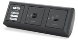 Extron Flex55 100 Series Pendant Mount Two USB Outlets, White Audio & Video Cables Extron