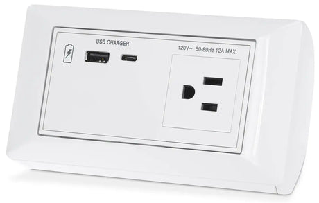 Extron Flex55 100 Series Pendant Mount Two USB Outlets, White (Copy) Audio & Video Cables Extron