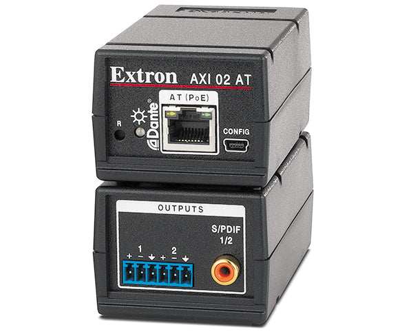 Extron AXI 02 AT Analog Stereo Audio Interface with Transformer Isolation Audio Signal Processing Extron
