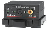 Extron DAC 102 Digital to Analog Audio Converter Audio Signal Processing Extron