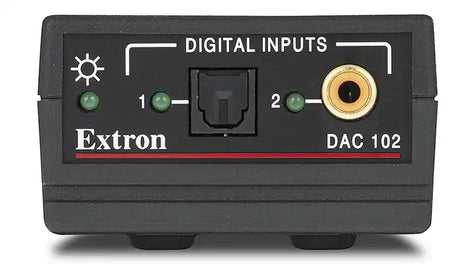 Extron DAC 102 Digital to Analog Audio Converter Audio Signal Processing Extron