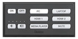 Extron NBP 1200C Network Button Panel NBP Cable Cubby - Br Alum, AC Module Not Included Audio & Video Cables Extron