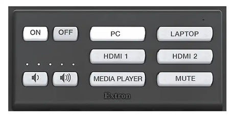 Extron NBP 1200C Network Button Panel NBP Cable Cubby - Br Alum, AC Module Not Included Audio & Video Cables Extron