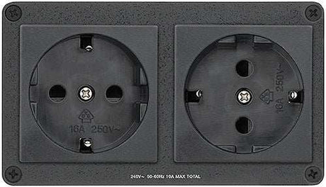 Extron Cable Cubby Power Module (2) Brazil Outlets Power Extron