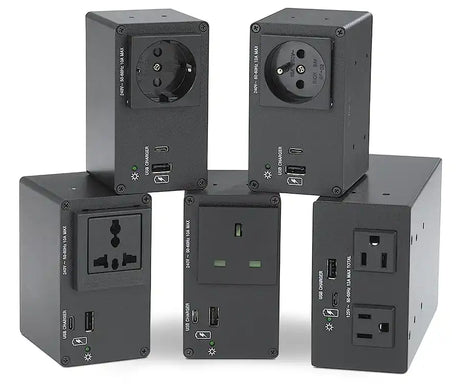 Extron AC+USB 300 Series Power Module MULTI 1AC, 1USBC, & 1USBA Outlets Power Outlets & Sockets Extron