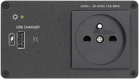 Extron AC+USB 300 Series Power Module MULTI 1AC, 1USBC, & 1USBA Outlets Power Outlets & Sockets Extron