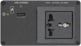 Extron AC+USB 300 Series Power Module MULTI 1AC, 1USBC, & 1USBA Outlets Power Outlets & Sockets Extron