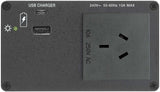 Extron AC+USB 300 Series Power Module MULTI 1AC, 1USBC, & 1USBA Outlets Power Outlets & Sockets Extron