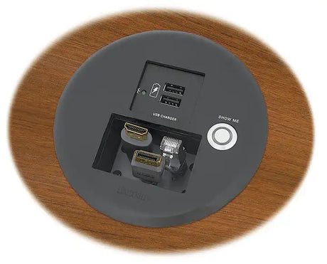 Extron Cable Cubby 100 Cable Access Enclosure (1) LED for Cable Cubby US, USB, and Non-Powered Audio & Video Cables Extron