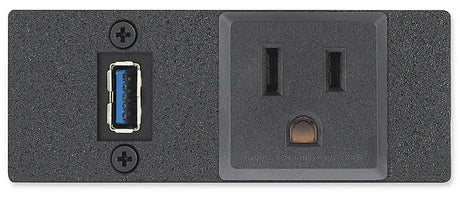 Extron AC USB AAP AC Power and USB Charging Module Black, USB 3.2 Type-A on Pigtail Power Outlets & Sockets Extron