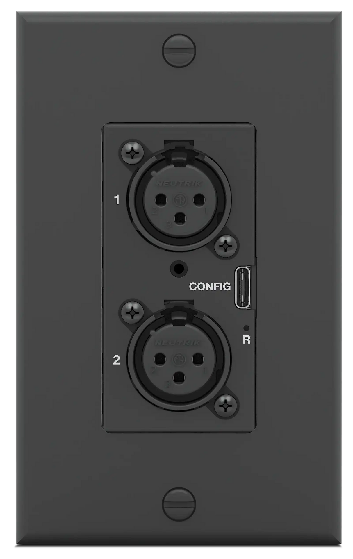 Extron AXI 22 AT D Plus Dual-Channel Analog Audio Interface with Transformer Isolation AXI 22 AT D Plus & WPD 102 XLRM Kit - Black Audio Signal Processing Extron