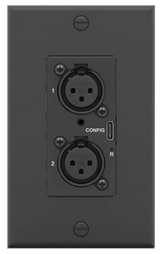 Extron AXI 22 AT D Plus Dual-Channel Analog Audio Interface with Transformer Isolation AXI 22 AT D Plus & WPD 102 XLRM Kit - Black Audio Signal Processing Extron